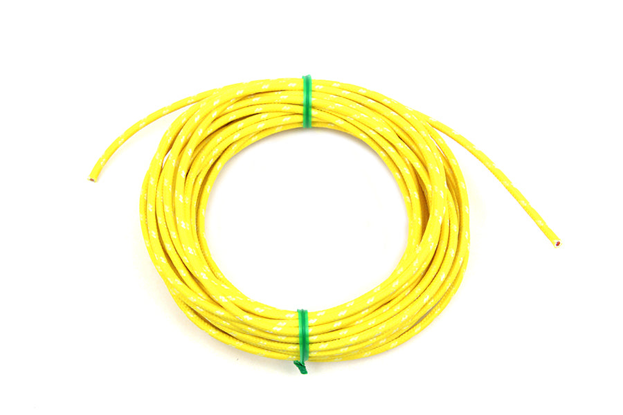 Yellow 25' Cloth Covered Wire 0 /  All models