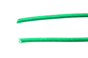 Pure Green 25' Braided Wire 0 /  Custom application