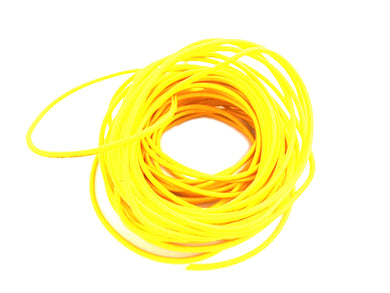 Pure Yellow 25' Braided Wire 0 /  Custom application