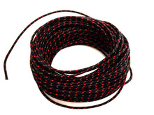 Load image into Gallery viewer, Black with Red Dot 25&#39; Braided Wire 0 /  Custom application