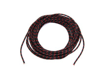 Load image into Gallery viewer, Black with Red Dot 25&#39; Braided Wire 0 /  Custom application