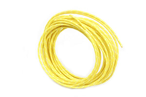 Yellow with White Dot 25' Braided Wire 0 /  Custom application