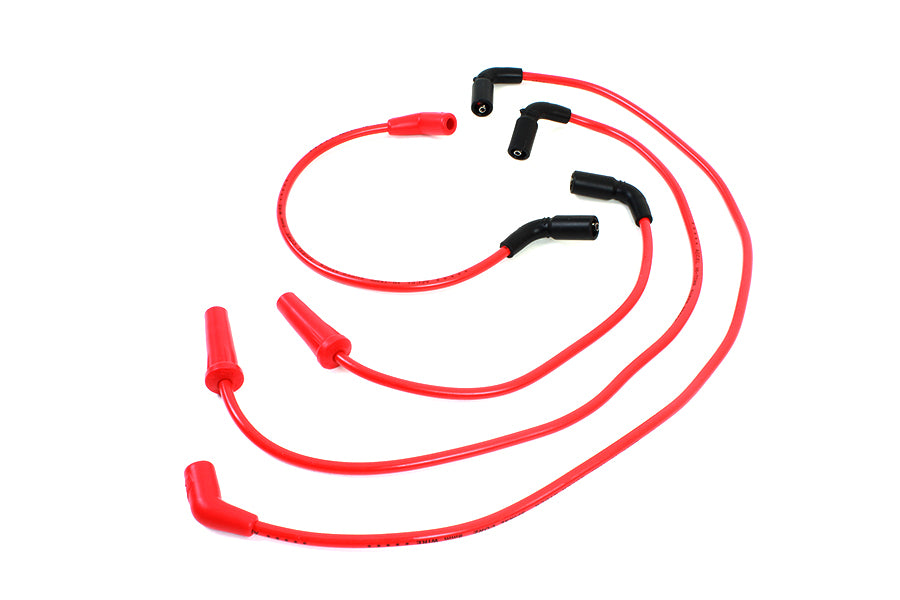 Accel 8mm S/S Spiral Core Ignition Wire Set Red 2017 / UP FLT