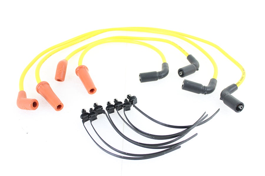 Accel 8mm S/S Spiral Core Ignition Wire Set Yellow 2017 / UP FLT
