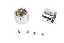 Load image into Gallery viewer, Domed Front Axle Cover Set Chrome Plated 2001 / 2011 FLSTS 2001 / 2011 FXSTS