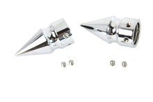 Load image into Gallery viewer, Front Axle Cover Set Pike Style Chrome Plated 2001 / 2011 FLSTS 2001 / 2011 FXSTS