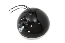 Load image into Gallery viewer, Black Replica 7 Round Headlamp 6 Volt 1949 / 1959 FL