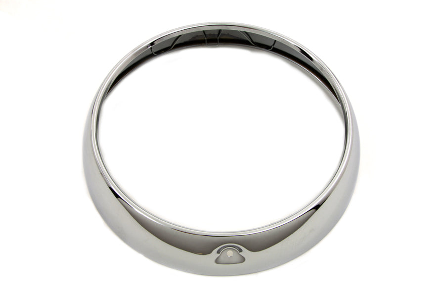 Chrome Contoured 7 Headlamp Rim 1983 / UP FLT 1994 / UP FLHR 1986 / 2017 FLST