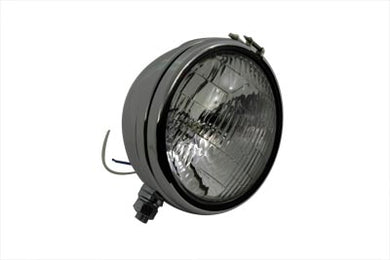 Replica 5-3/4 Round Chrome Headlamp 1974 / 1984 FX 1974 / 1984 FXE 1974 / 1994 XL