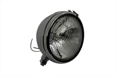 Replica 5-3/4 Round Chrome Headlamp 1974 / 1984 FX 1974 / 1984 FXE 1974 / 1994 XL