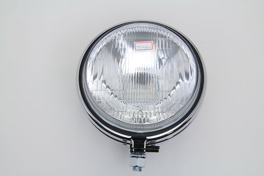 Replica 5-3/4 Round Black Headlamp 1971 / 1973 FX 1954 / 1973 XL
