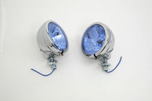 Load image into Gallery viewer, H-3 Spotlamp Set with Blue Lens 1964 / 1984 FL 1979 / UP FLT 1986 / UP FLST