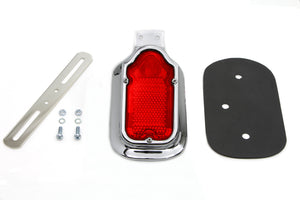 Chrome Tombstone Style Tail Lamp Assembly 0 /  Custom application