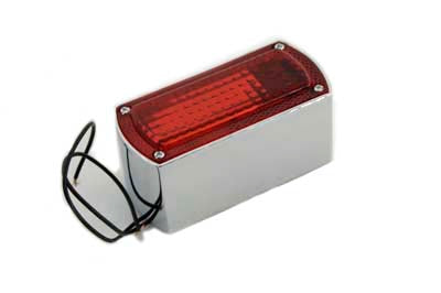 Chrome Die Cast Box Style Tail Lamp 0 /  Custom application