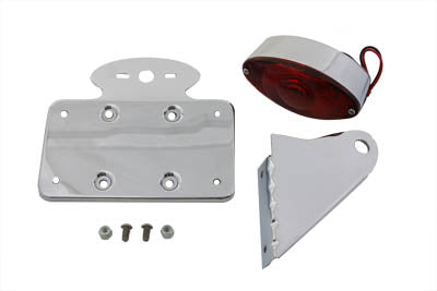 Chrome Horizontal Cateye Tail Lamp Kit 0 /  Custom application