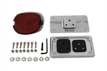 Load image into Gallery viewer, Chrome Laydown Tail Lamp License Mount Kit 1973 / 1984 FX 1991 / 1998 FXD 1991 / 1998 XL 1973 / 1984 FL 1982 / 1994 FXR 1982 / 1994 FXR 1991 / 1998 FXD