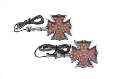 Fireman Cross Turn Signal Set Short Stud Type 0 /  Custom application