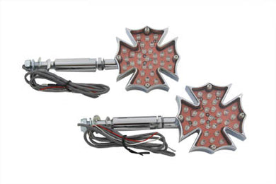 Fireman Cross Turn Signal Set Long Stud 0 /  Custom application