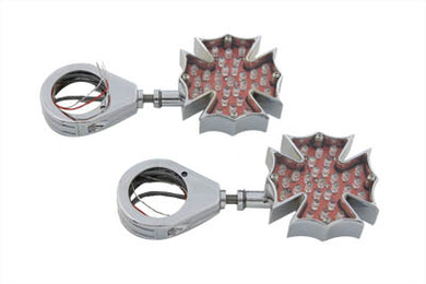 Fireman Cross Turn Signal Set with 41mm Clamp Kit 0 /  Custom application0 /  Custom application