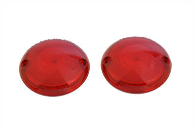 Turn Signal Red Stock Style Lens Set 1963 / 1984 FL