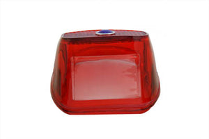 Tail Lamp Lens Red with Blue Dot 1973 / 1984 FL 1973 / 1998 XL 1991 / 1998 FXD 1973 / 1984 FX 1985 / 1998 FXST 1985 / 1998 FLT 1986 / 1998 FLST 1982 / 1994 FXR 1982 / 1994 FXR