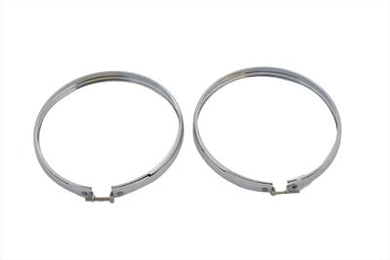 5-3/4 Headlamp Chrome Outer Rim Set 1963 / 1984 FX 1963 / UP XL 1982 / 1994 FXR 1982 / 1994 FXR 1991 / 1994 FXD