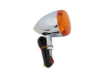 Load image into Gallery viewer, Chrome Front Torpedo Style Turn Signal 2001 / UP FXSTD