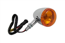 Load image into Gallery viewer, Chrome Front Torpedo Style Turn Signal 2001 / UP FXSTD