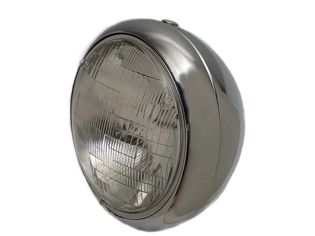 Vintage 7 Round Headlamp 12 Volt 1949 / 1959 FL