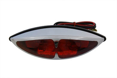 Chrome ABS Big Eye Red Lens Tail Lamp 0 /  Custom application