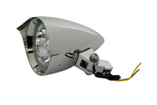 Load image into Gallery viewer, 4-1/2&quot; Round Chrome Billet Headlamp 0 /  Custom application