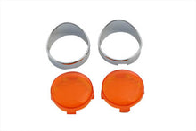 Load image into Gallery viewer, Turn Signal Bullet Style Flat Lens Visor Set 0 /  Custom application for bullet OE headlamp