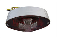 Load image into Gallery viewer, Oval Tail Lamp with Maltese Inset Red 0 /  Custom application