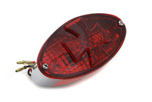 Load image into Gallery viewer, Oval Tail Lamp with Maltese Inset Red Lens with Red Cross 0 /  Custom application