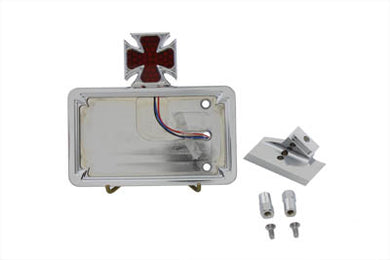 Chrome Horizontal LED Tail Lamp Kit Maltese Style 1979 / 1996 XL