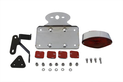 Chrome Cateye Tail Lamp Kit Horizontal Mount 2004 / UP XL