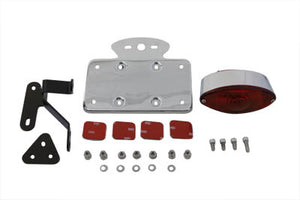 Chrome Cateye Tail Lamp Kit Horizontal Mount 2004 / UP XL