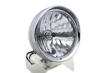 Load image into Gallery viewer, 6-1/2&quot; Round Headlamp Steel Chrome 0 /  Custom application