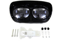 Load image into Gallery viewer, Black Dual LED Headlamp Unit 2004 / 2013 FLTR