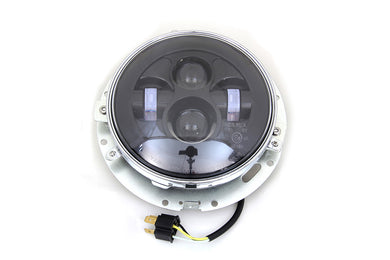 7 LED Headlamp Assembly Gloss Black 1994 / 2013 FLT