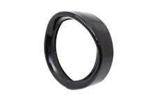 Load image into Gallery viewer, Outer Headlamp Black Frenched Trim Ring with Visor 1983 / 2013 FLT except tour glide and road glide1994 / UP FLHR 2012 / 2016 FLD