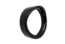 Load image into Gallery viewer, Outer Headlamp Black Frenched Trim Ring with Visor 1983 / 2013 FLT except tour glide and road glide1994 / UP FLHR 2012 / 2016 FLD
