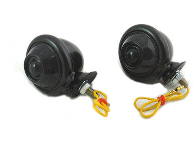 Black Turn Signal Set Bullet with Smoked Lens 0 /  Custom application