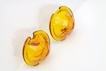 Load image into Gallery viewer, Tail Lamp Lens Set Faceted Amber 1949 / 1985 FL