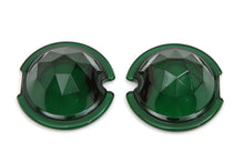 Load image into Gallery viewer, Tail Lamp Lens Set Faceted Green 1949 / 1985 FL