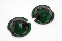 Load image into Gallery viewer, Tail Lamp Lens Set Faceted Green 1949 / 1985 FL