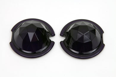 Tail Lamp Lens Set Faceted Purple 1949 / 1985 FL