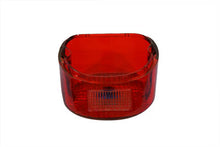 Load image into Gallery viewer, Tail Lamp Lens Laydown Style Red with Blue Dot 1979 / 1998 FLT 1979 / 1998 FLT