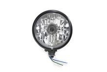 Load image into Gallery viewer, Black 5-3/4 Round Faceted Headlamp Assembly 0 /  Custom application