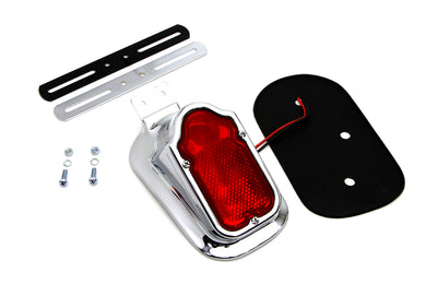 Chrome Tombstone Style Tail Lamp 0 /  Custom application